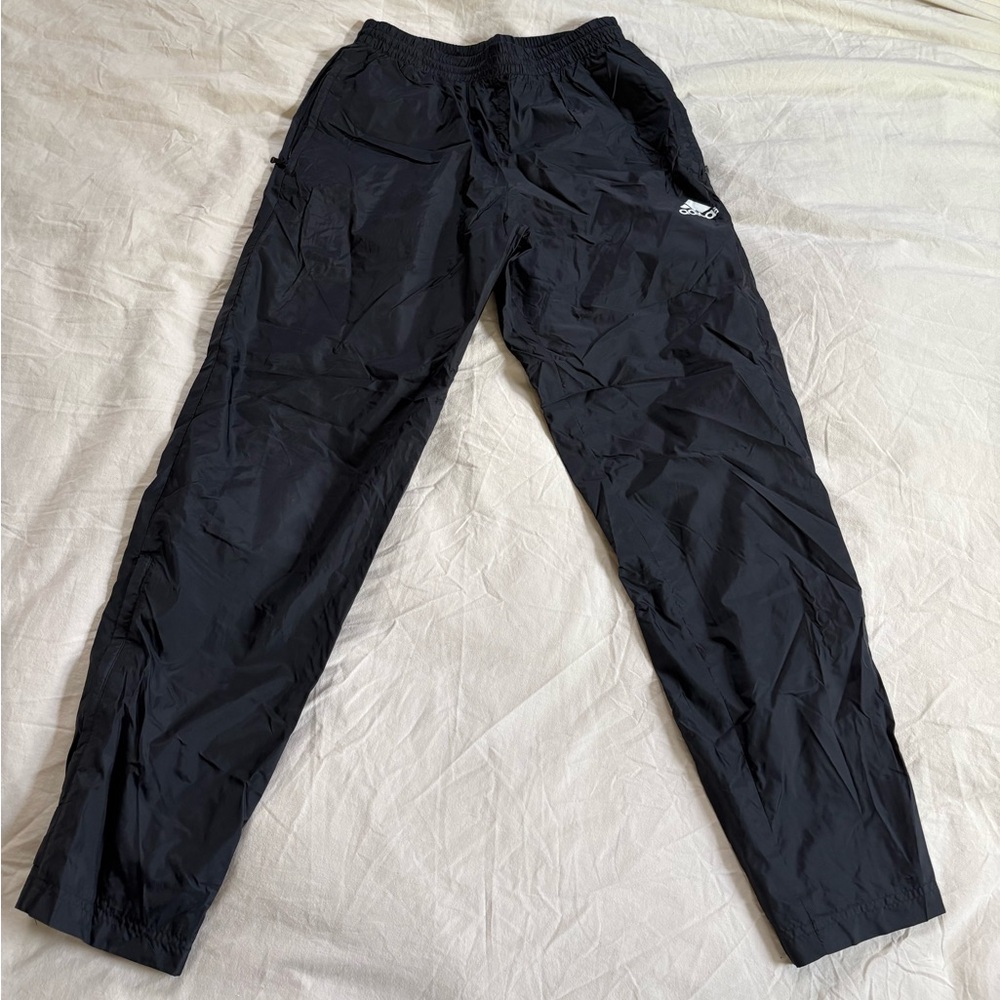 Adidas Mens Black Track Pants - Picture 2 of 5